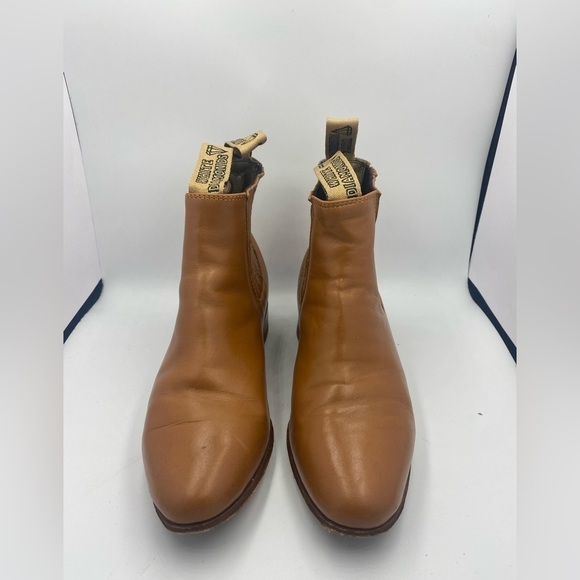 Genuine Cowhide Leather Square Toe Western Short Ankle Boots Handmade - Picture 5 of 5